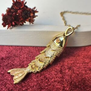 Colar peixe dourado